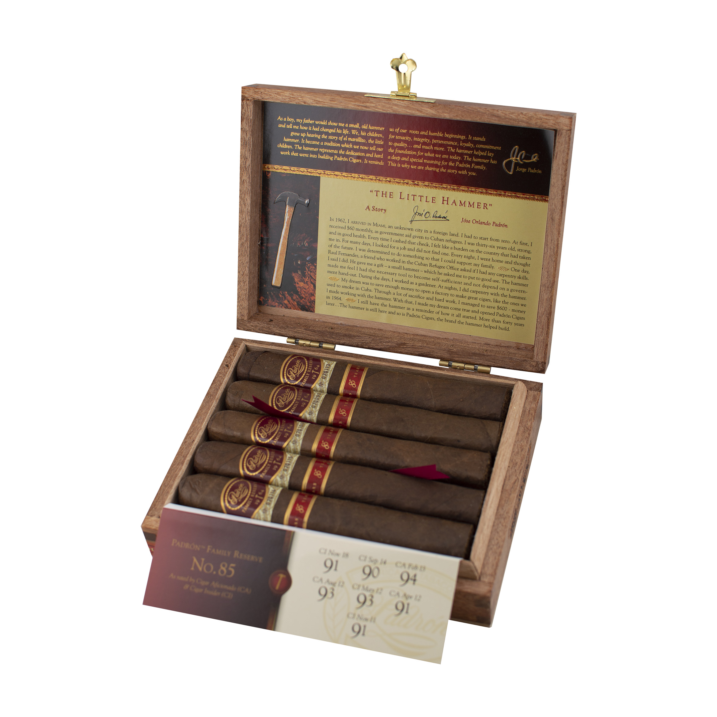 Padron Family Reserve No. 85 Maduro Robusto Cigar - Box